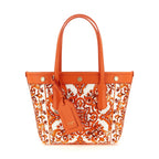 Dolce & Gabbana Orange Cotton Tote Bag
