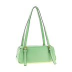 Versace Bicolor Lamb Leather Shoulder Bag