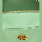 Versace Bicolor Lamb Leather Shoulder Bag