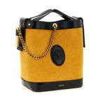 Versace Bicolor Calfskin Shoulder Bag