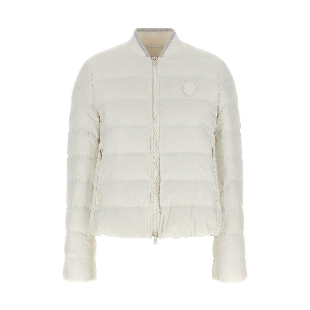 Brunello Cucinelli White Polyester Full-Length Jacket