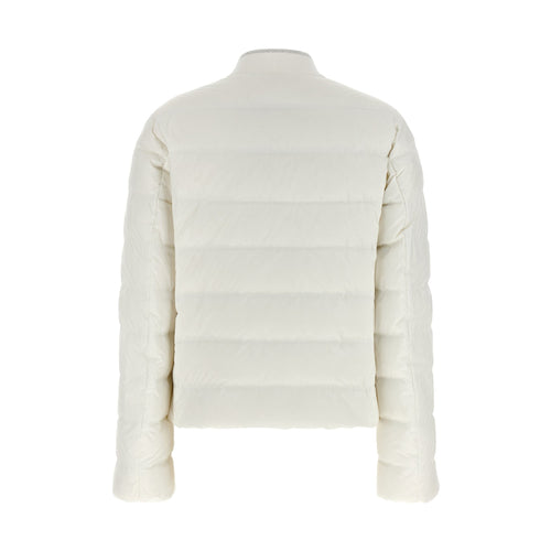 Brunello Cucinelli White Polyester Full-Length Jacket