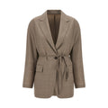 Brunello Cucinelli Beige Virgin Wool Blazer