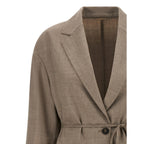 Brunello Cucinelli Beige Virgin Wool Blazer
