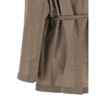 Brunello Cucinelli Beige Virgin Wool Blazer