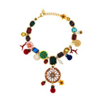 Dolce & Gabbana Multicolor Metal Necklace