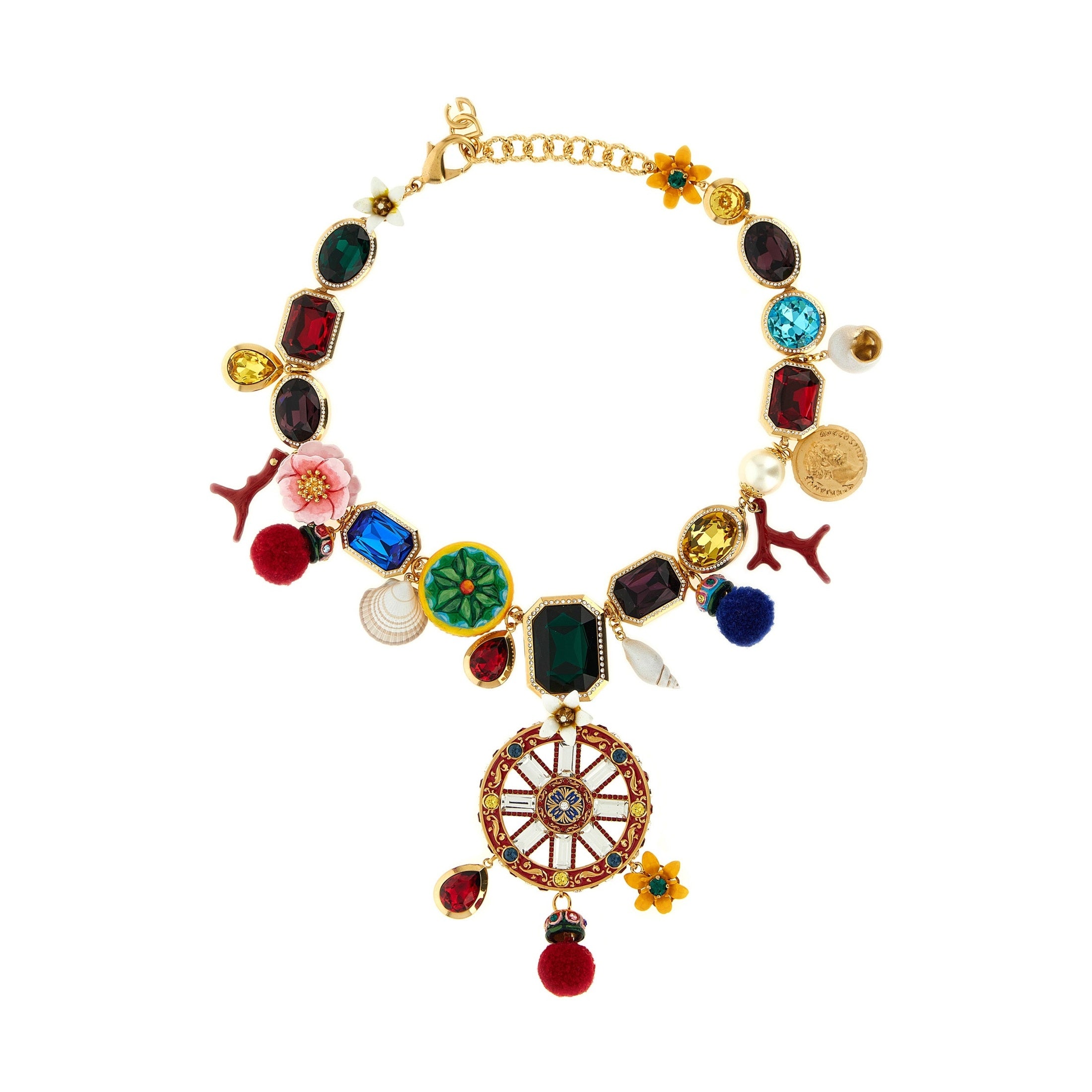 Dolce & Gabbana Multicolor Metal Necklace
