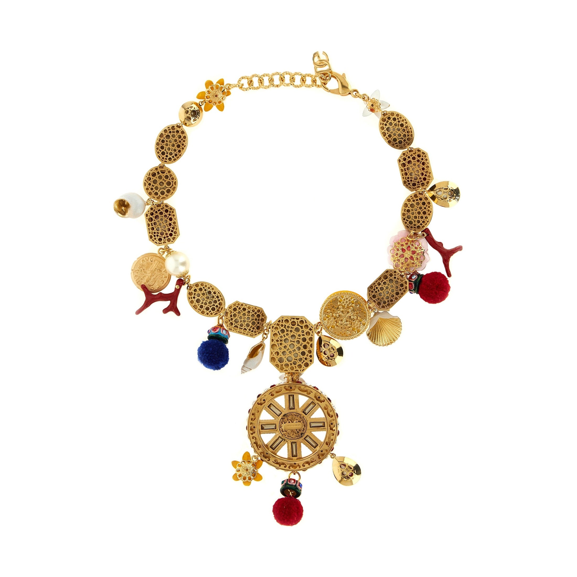 Dolce & Gabbana Multicolor Metal Necklace