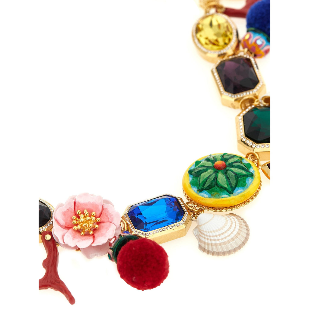 Dolce & Gabbana Multicolor Metal Necklace