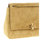 Tory Burch Beige Calfskin Shoulder Bag