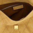 Tory Burch Beige Calfskin Shoulder Bag