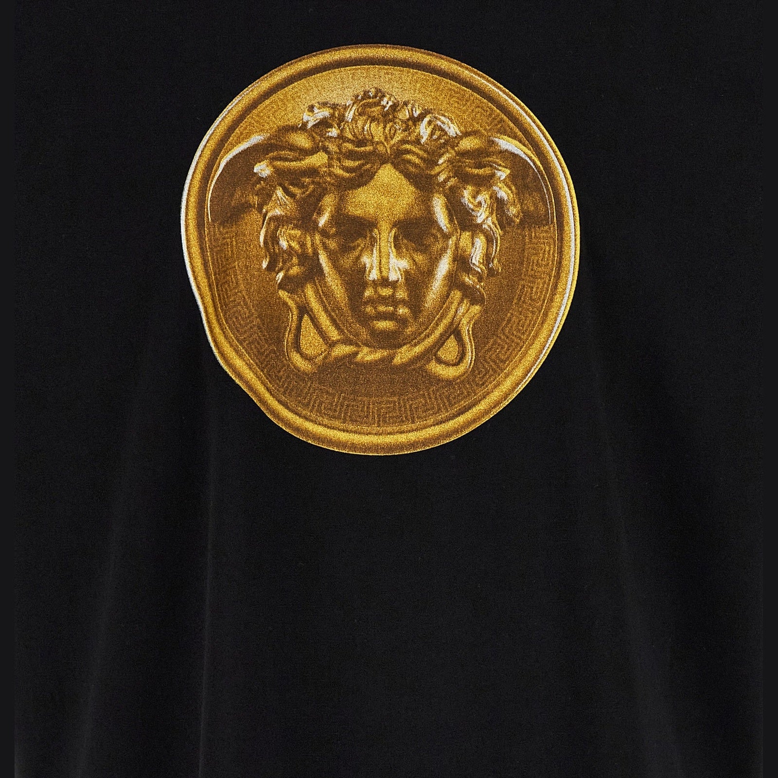 Versace Black Cotton T-Shirt