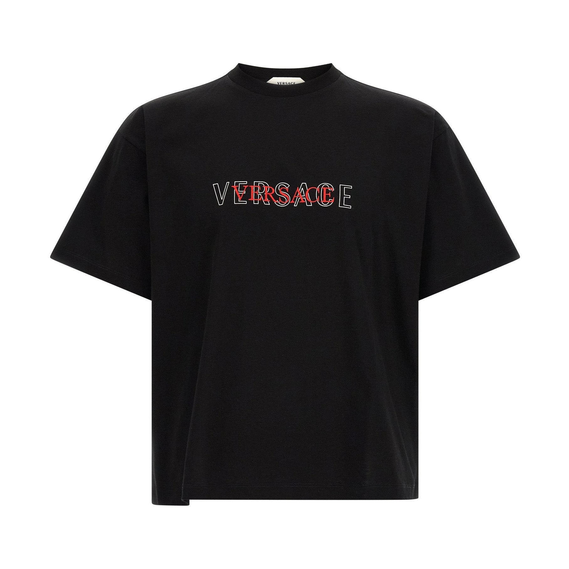 Versace Black Cotton T-Shirt