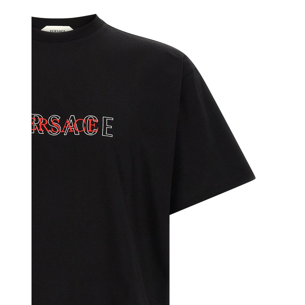 Versace Black Cotton T-Shirt