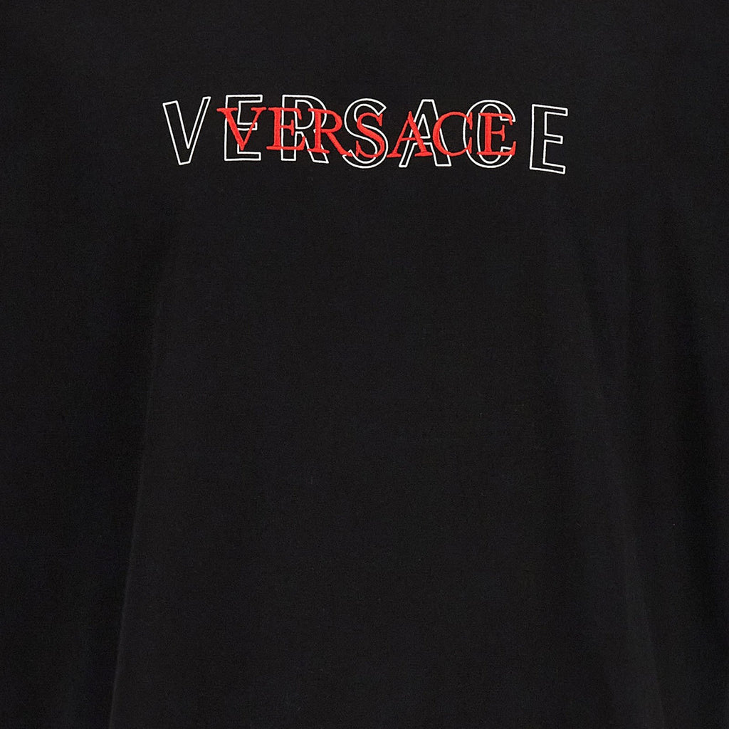 Versace Black Cotton T-Shirt