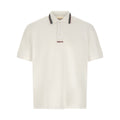 Versace White Cotton Polo Shirt