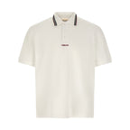Versace White Cotton Polo Shirt