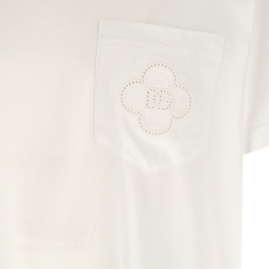 Dolce & Gabbana White Cotton T-Shirt