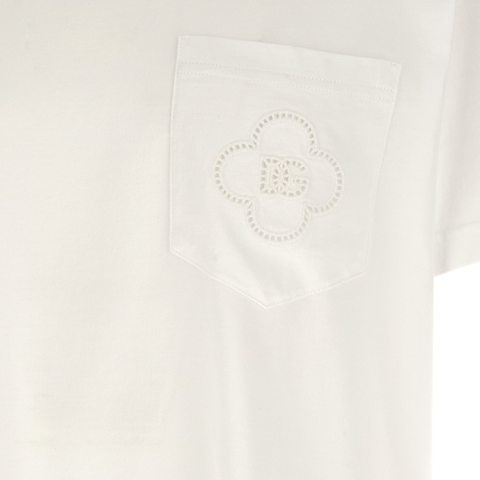 Dolce & Gabbana White Cotton T-Shirt