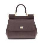 Dolce & Gabbana Brown Calf Leather Bos Taurus Shoulder Bag