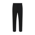 Brunello Cucinelli Black Virgin Wool Dress Pants