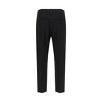 Brunello Cucinelli Black Virgin Wool Dress Pants