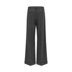 Brunello Cucinelli Gray Virgin Wool Casual Pants
