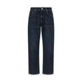 Brunello Cucinelli Blue Cotton Straight-Leg Jeans
