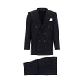 Kiton Blue Virgin Wool Two-Piece Suit