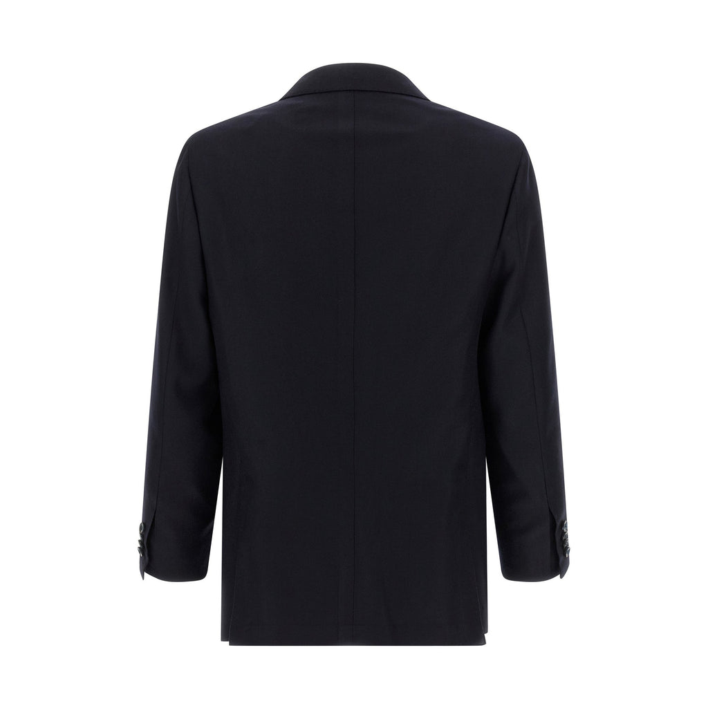Kiton Blue Virgin Wool Two-Piece Suit
