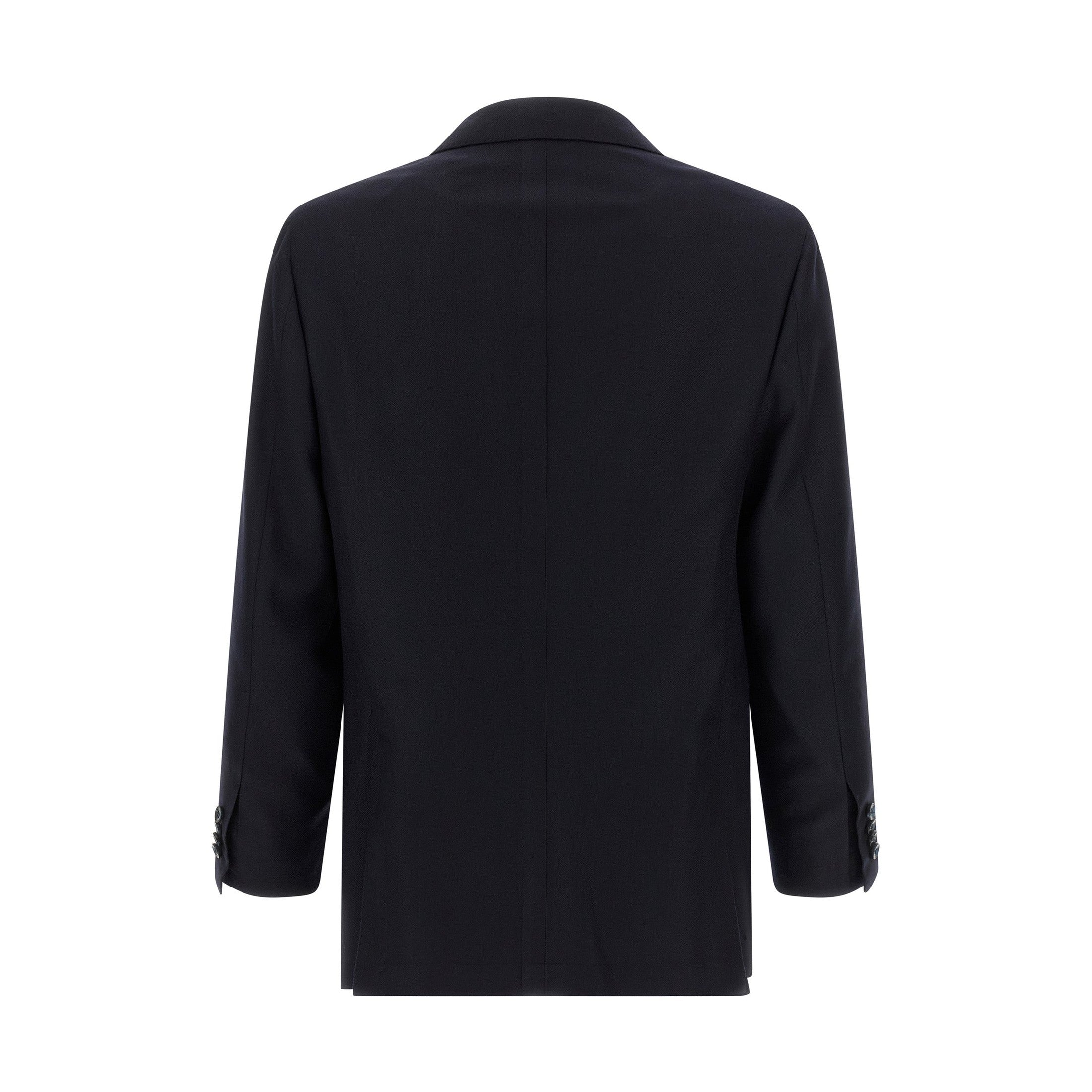 Kiton Blue Virgin Wool Two-Piece Suit