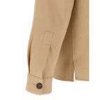 ZEGNA Beige Linen Blouse