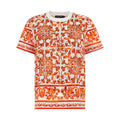Dolce & Gabbana Orange Cotton T-Shirt