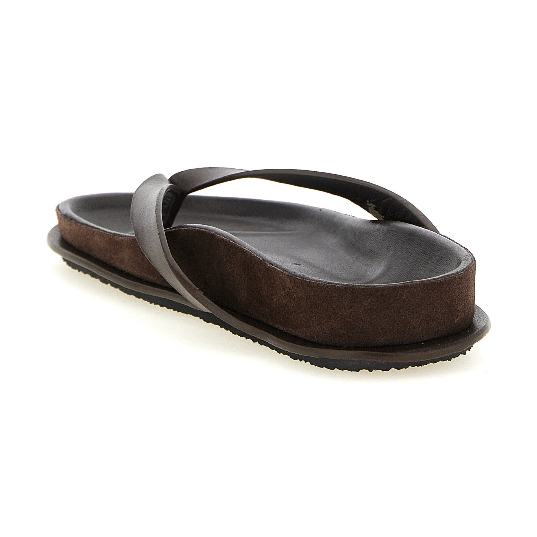 Jacquemus Brown Cowhide Slides