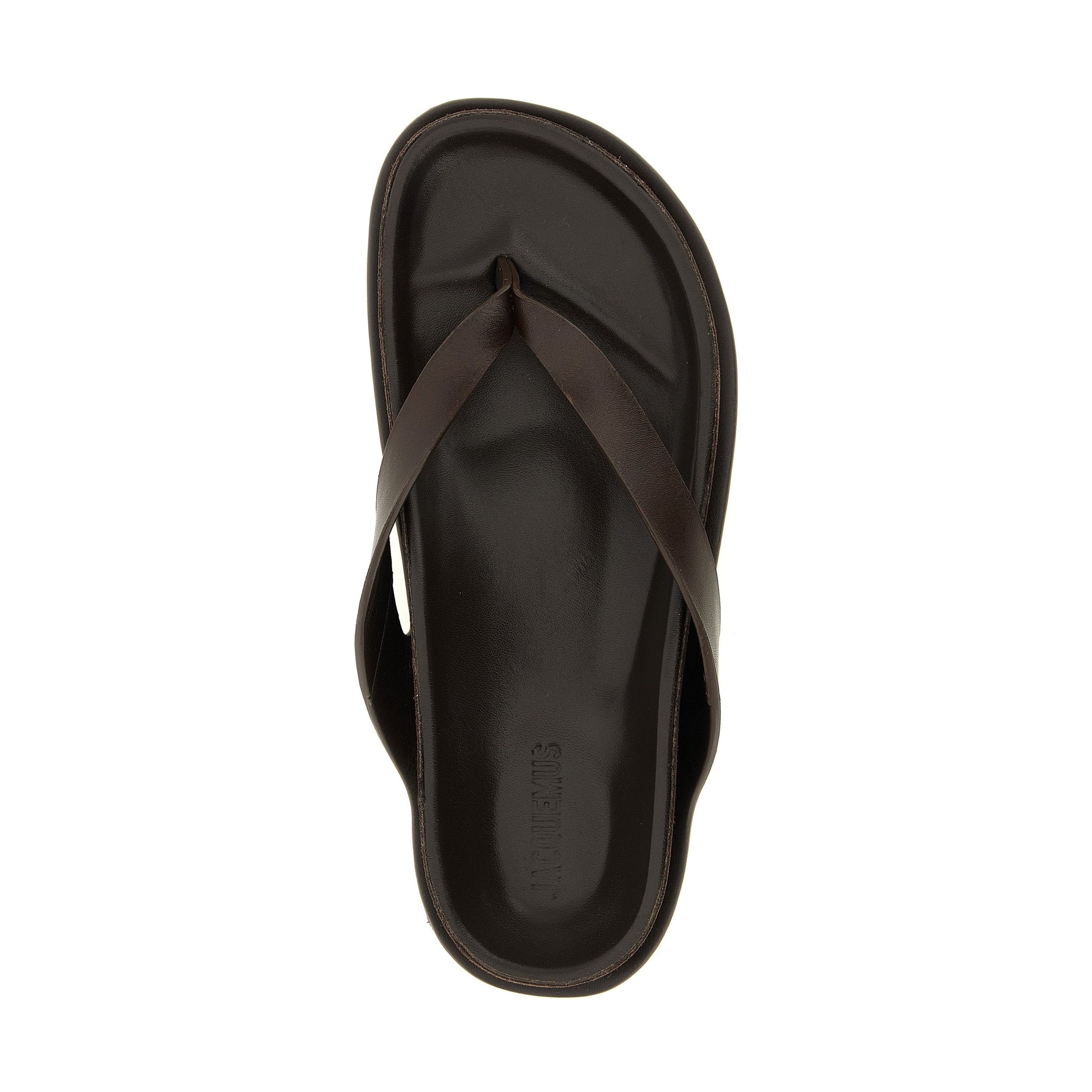 Jacquemus Brown Cowhide Slides