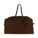 Jacquemus Brown Raffia Tote Bag