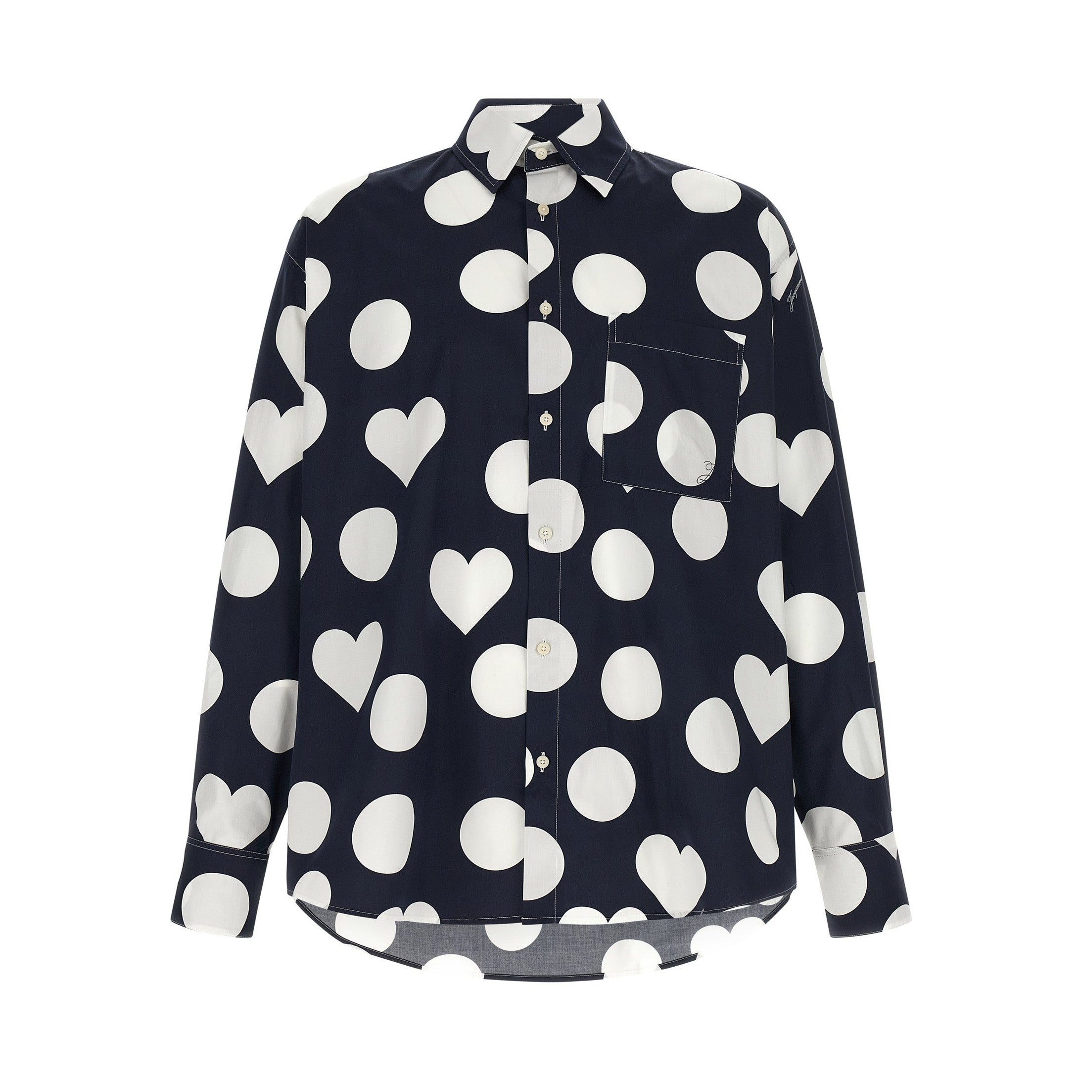 Jacquemus Blue Cotton Blouse