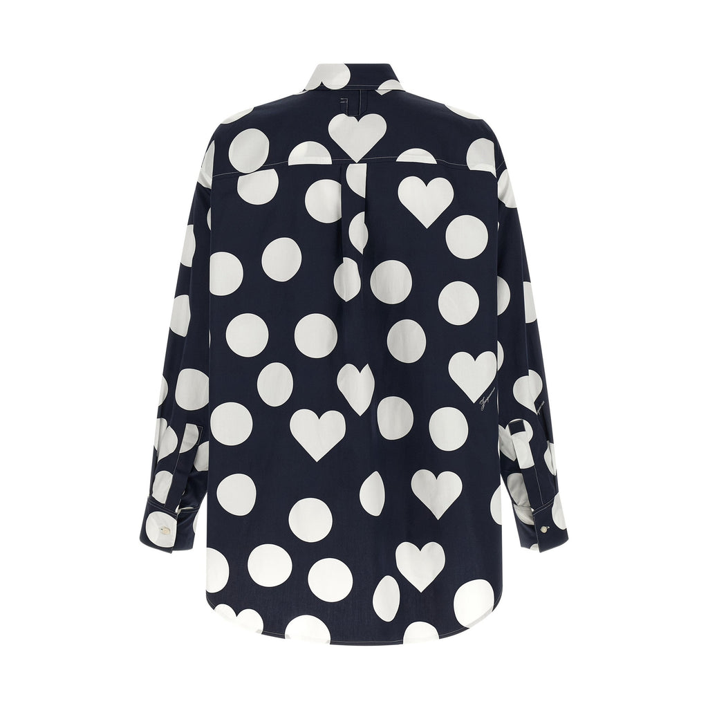 Jacquemus Blue Cotton Blouse