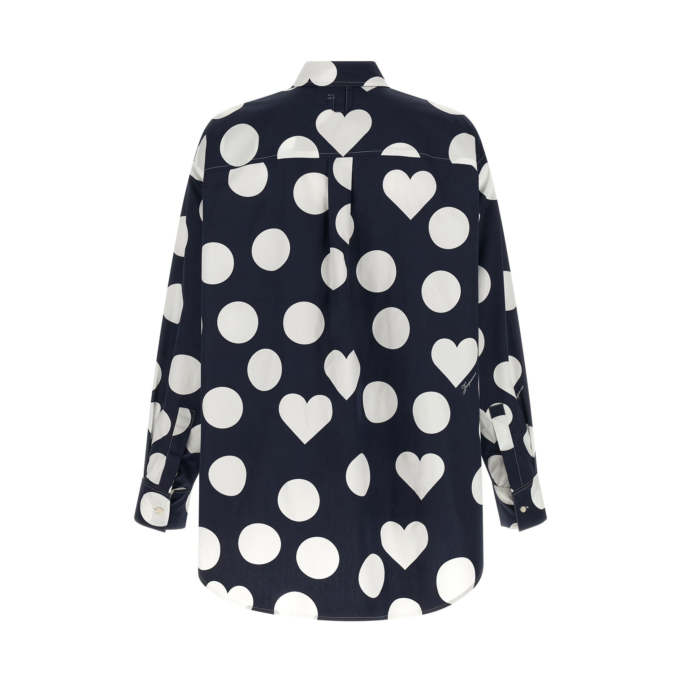 Jacquemus Blue Cotton Blouse