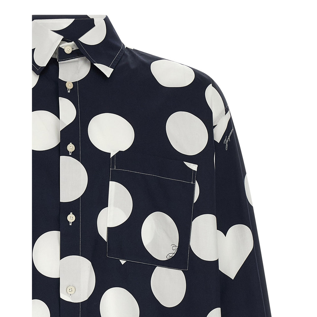 Jacquemus Blue Cotton Blouse