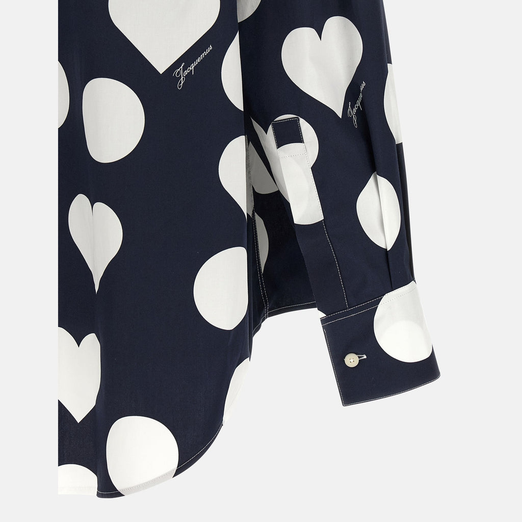 Jacquemus Blue Cotton Blouse