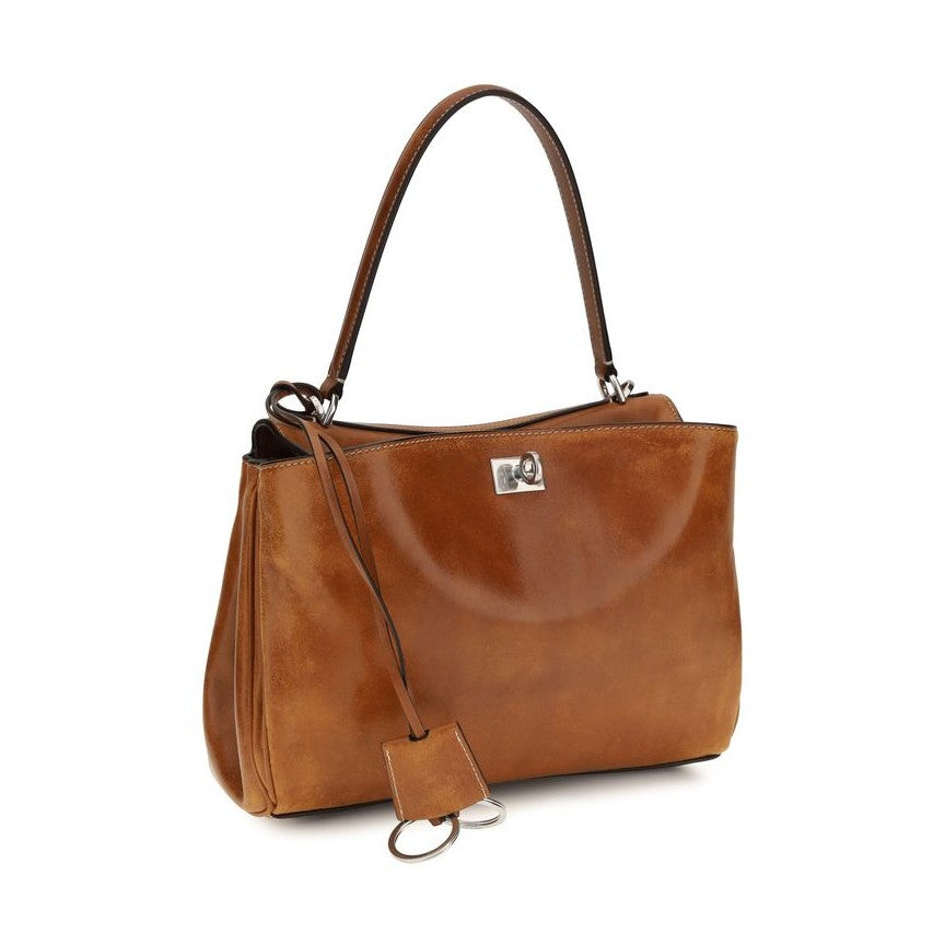 Balenciaga Brown Lamb Ovis Aries Aries Handbag
