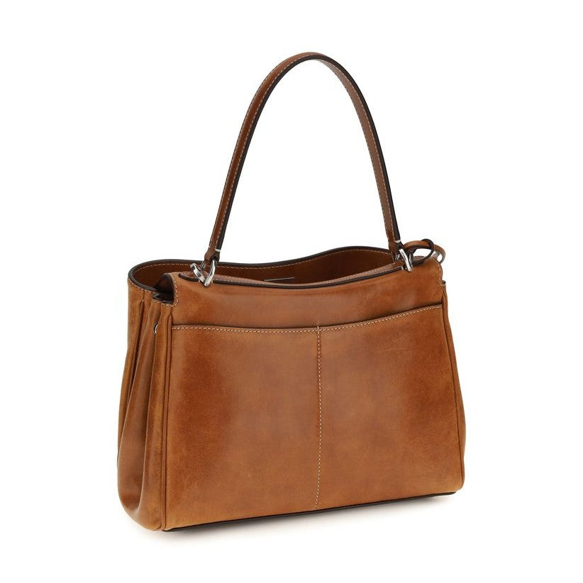 Balenciaga Brown Lamb Ovis Aries Aries Handbag