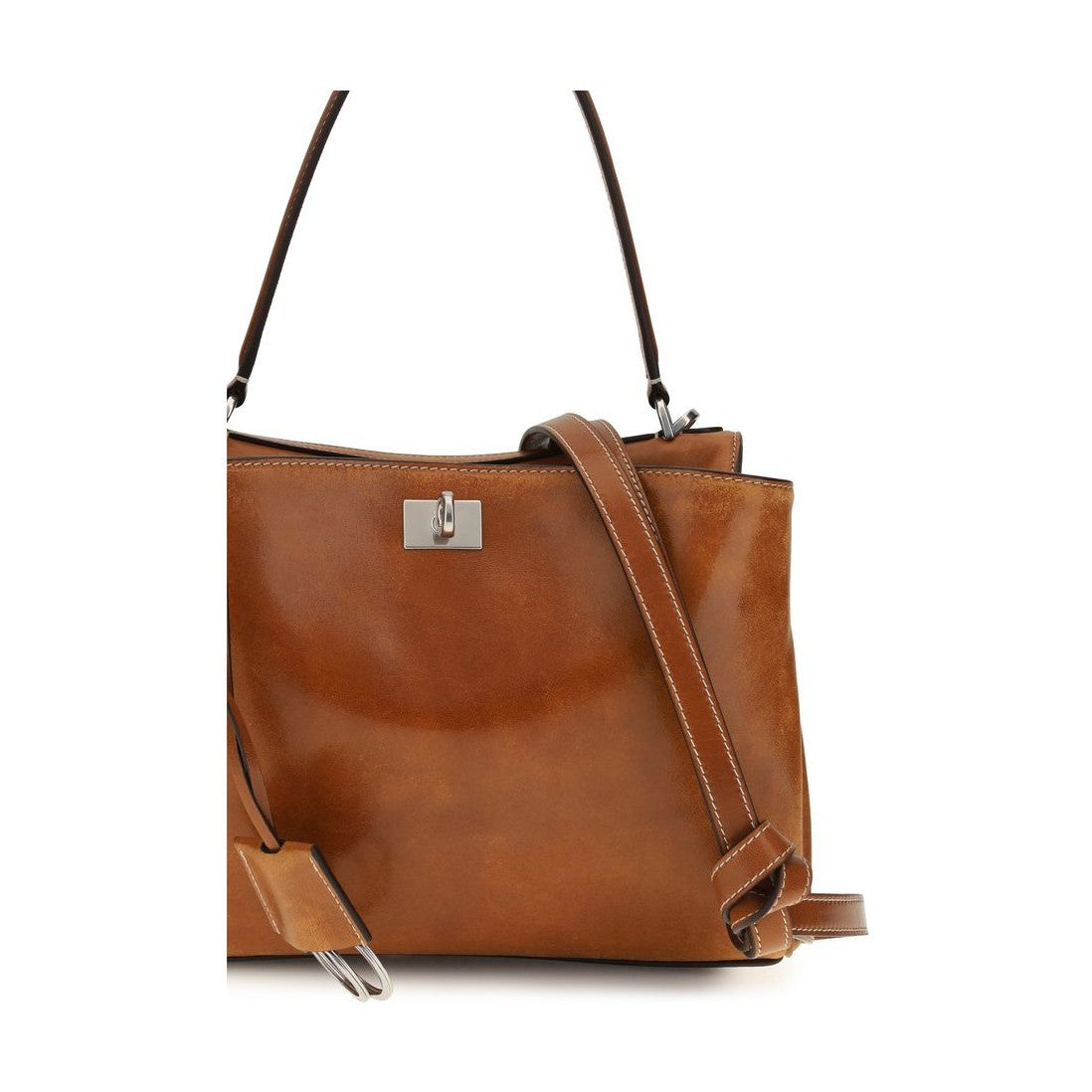 Balenciaga Brown Lamb Ovis Aries Aries Handbag