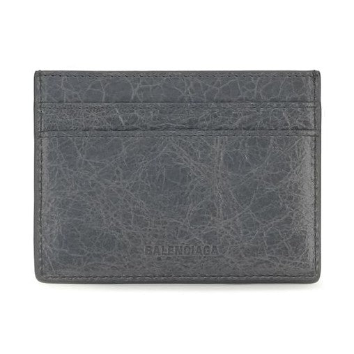 Balenciaga Gray Lamb Ovis Aries Aries Wallet