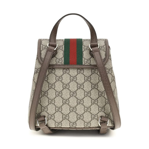 Beige Fabric Backpack