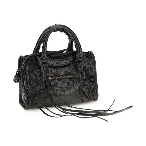Balenciaga Black Lamb Ovis Aries Aries Handbag