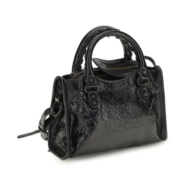 Balenciaga Black Lamb Ovis Aries Aries Handbag