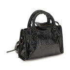 Balenciaga Black Lamb Ovis Aries Aries Handbag