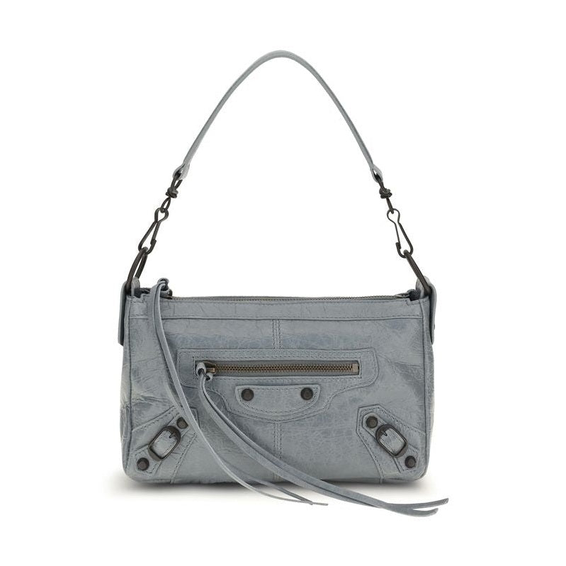 Balenciaga Gray Lamb Ovis Aries Aries Handbag